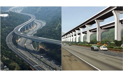 高速公路的高架橋是怎麼支撐的？「間隔50公尺卻沒基底」結果釣出網友這些答案！