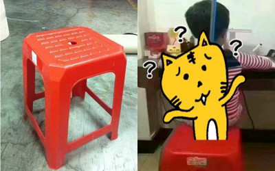 朋友分享「塑膠椅孔洞」的另類隱藏妙用，網友跪了：原來是這樣用