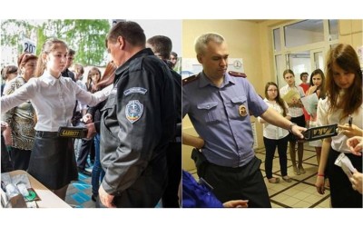 俄羅斯女高中生考大學...過安檢竟被要求脫內衣！透視雪紡紗慘被檢查員盯著看光光：俄羅斯人94狂